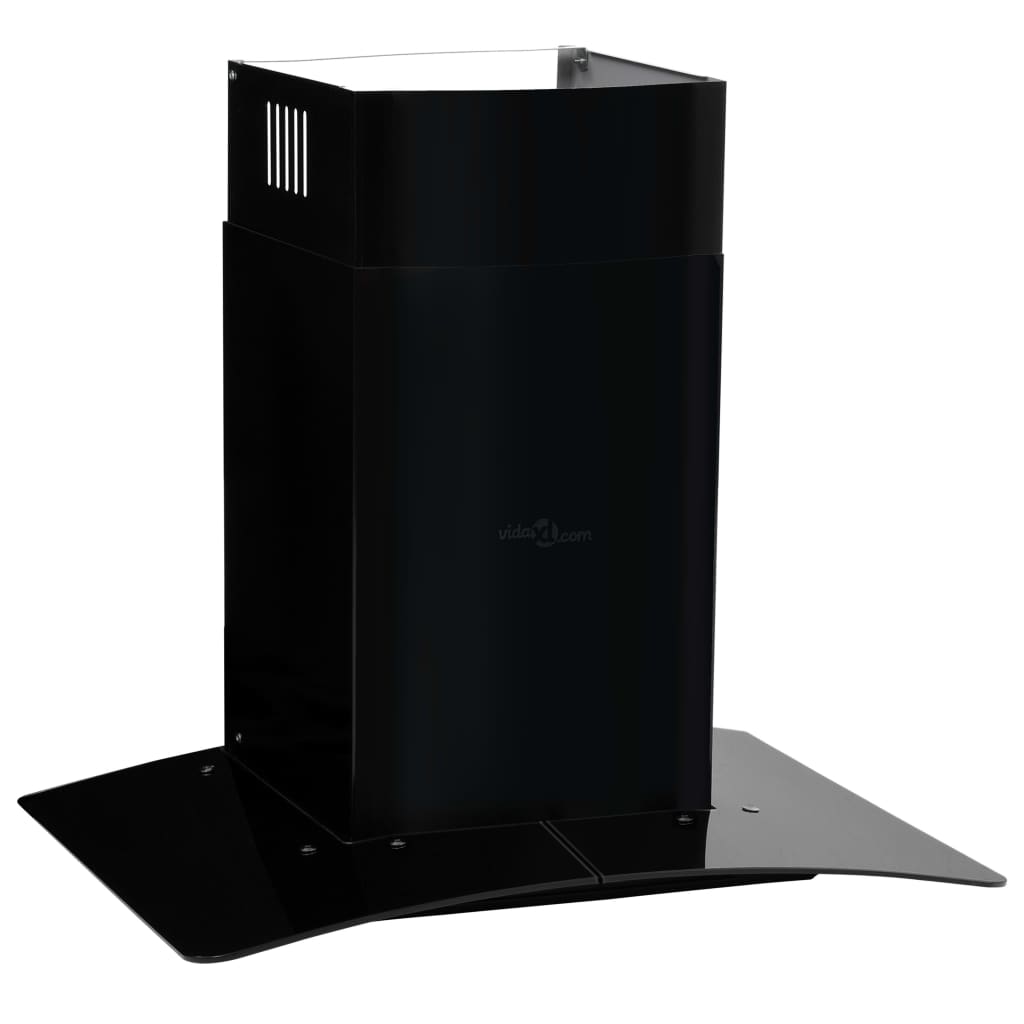 NNEVL Wall Mounted Range Hood Stainless Steel 756 m³/h 60 cm Black-2