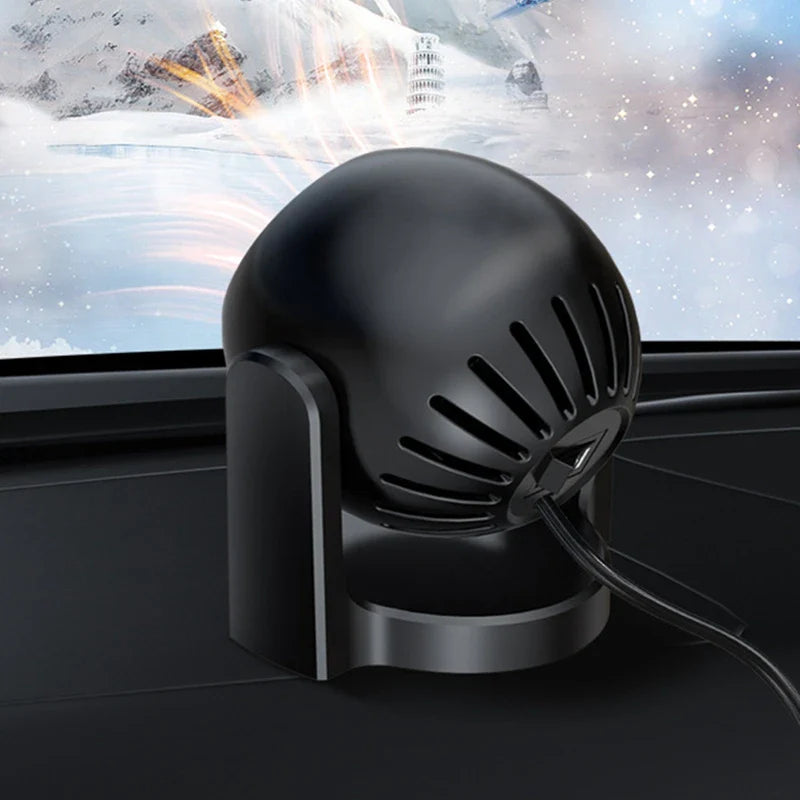NNEOBA 12V 120W Portable Car Heater Defroster Fan Black-4