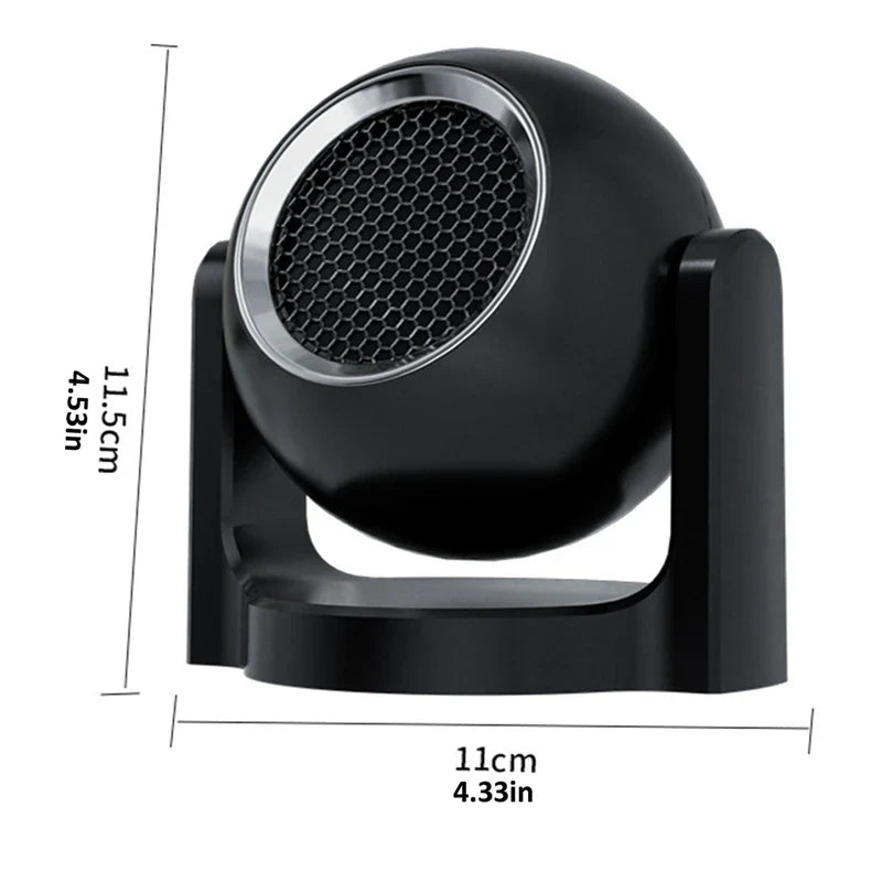 NNEOBA 12V 120W Portable Car Heater Defroster Fan Black-1