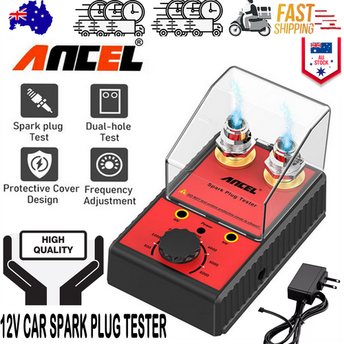 NNEDSZ Ancel 12V Car Spark Plug Tester Auto Ignition System Tester Diagnostic Test Tool-0
