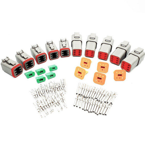 NNEDSZ 5 Set Deutsch DT 6 Way Pin Male/Female Kit Electrical Connector Plug Waterproof-1
