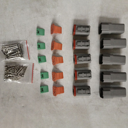NNEDSZ 5 Set Deutsch DT 6 Way Pin Male/Female Kit Electrical Connector Plug Waterproof-3