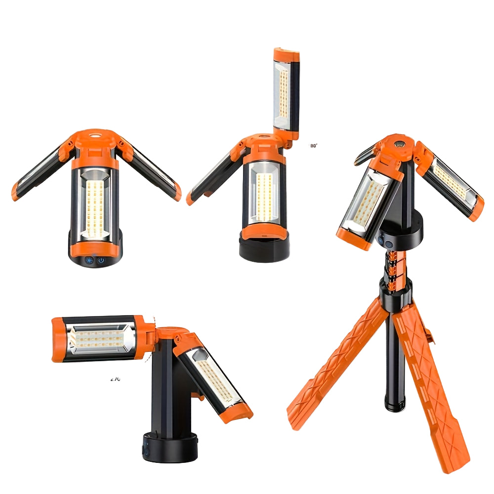 Rechargeable Work Light with Stand Portable Camping Lamp-0