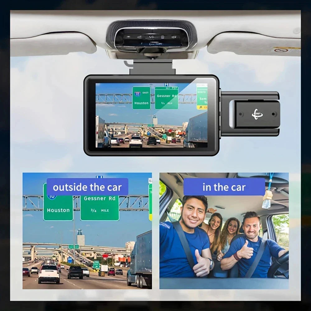 NNEOBA 2K 1440P WiFi Dual Lens Dash Cam with Night Vision Black-4