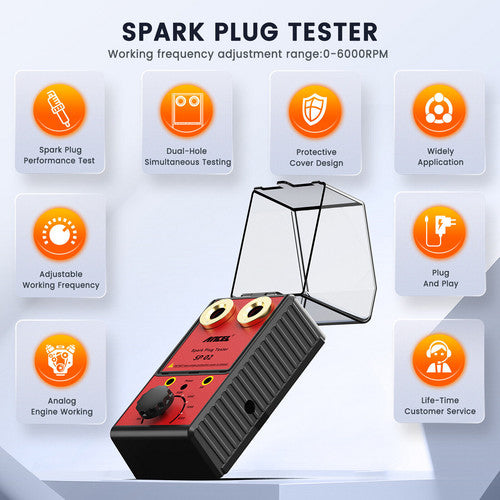 NNEDSZ Ancel 12V Car Spark Plug Tester Auto Ignition System Tester Diagnostic Test Tool-2